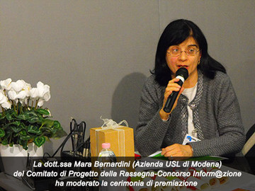 Dr.ssa Mara Bernardini, moderatrice della cerimonia